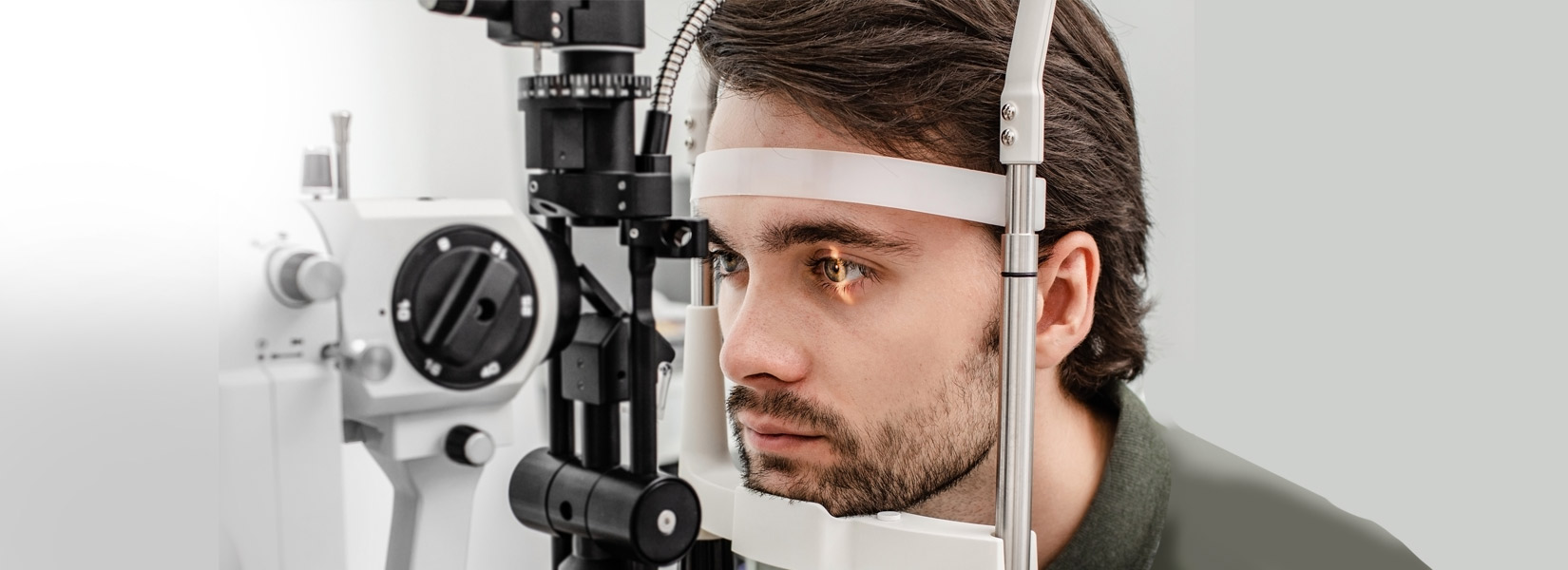 young man during eye exam in St. Peters